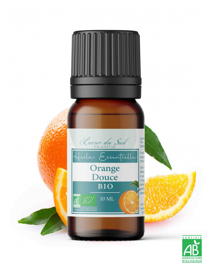 Huile Essentielle d'Orange Douce Bio - 30ml : le flacon de 30 ml à